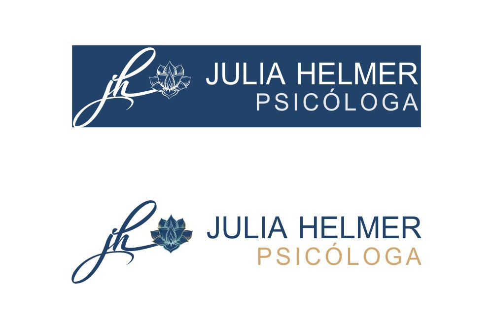 dLogomarca Julia helmer Psicóloga